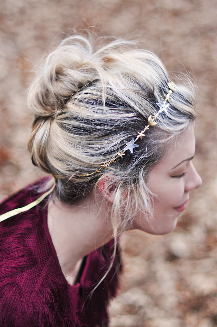 DIY Celestial Stars and Moons headband crown -12