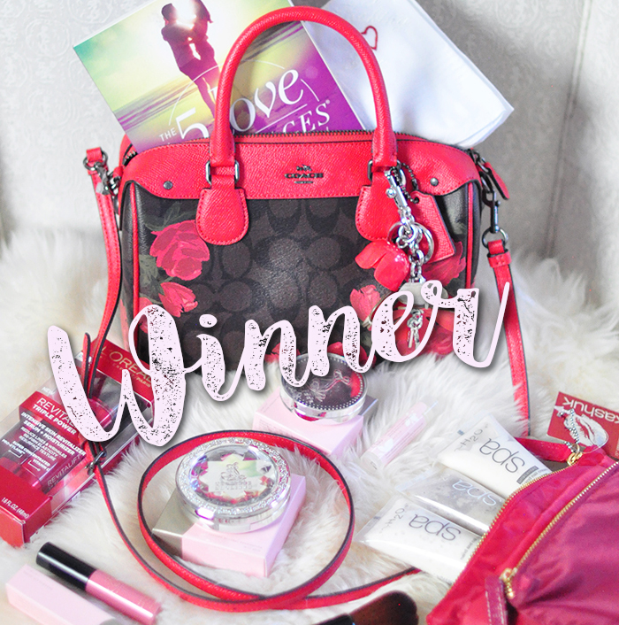 winner coach bag lovemaegan giveaway