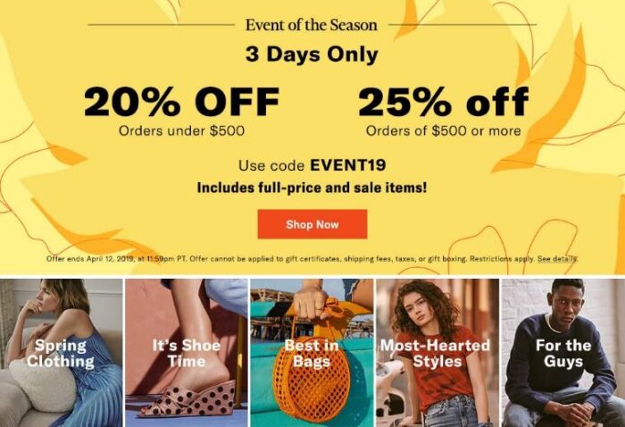 shopbop sale of the season coupon code - spring dresses