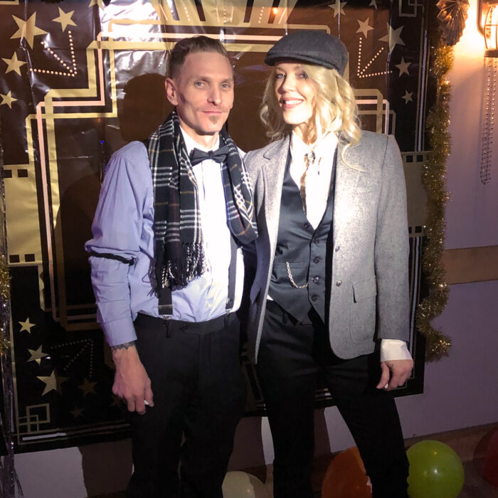 NYE roaring 20s party - Peaky Blinders costume style