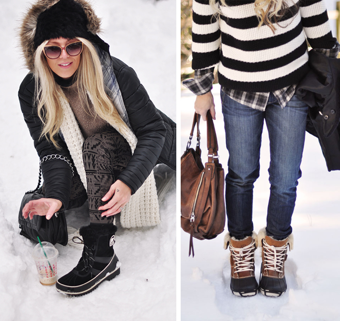 winter style in the snow-everyday living-short snow boots for the win