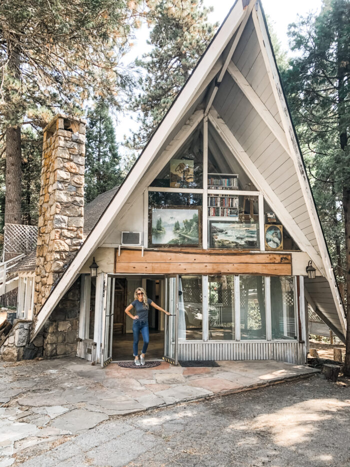 cute little a-frame office space in lake arrowhead - love maegan office