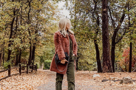 fall style-autumn colors-orange leaves, tree lined streets, style over 40, coveralls, fall looks, what to wear this fall