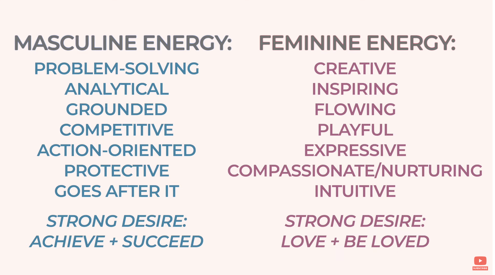 masculine vs feminine energy