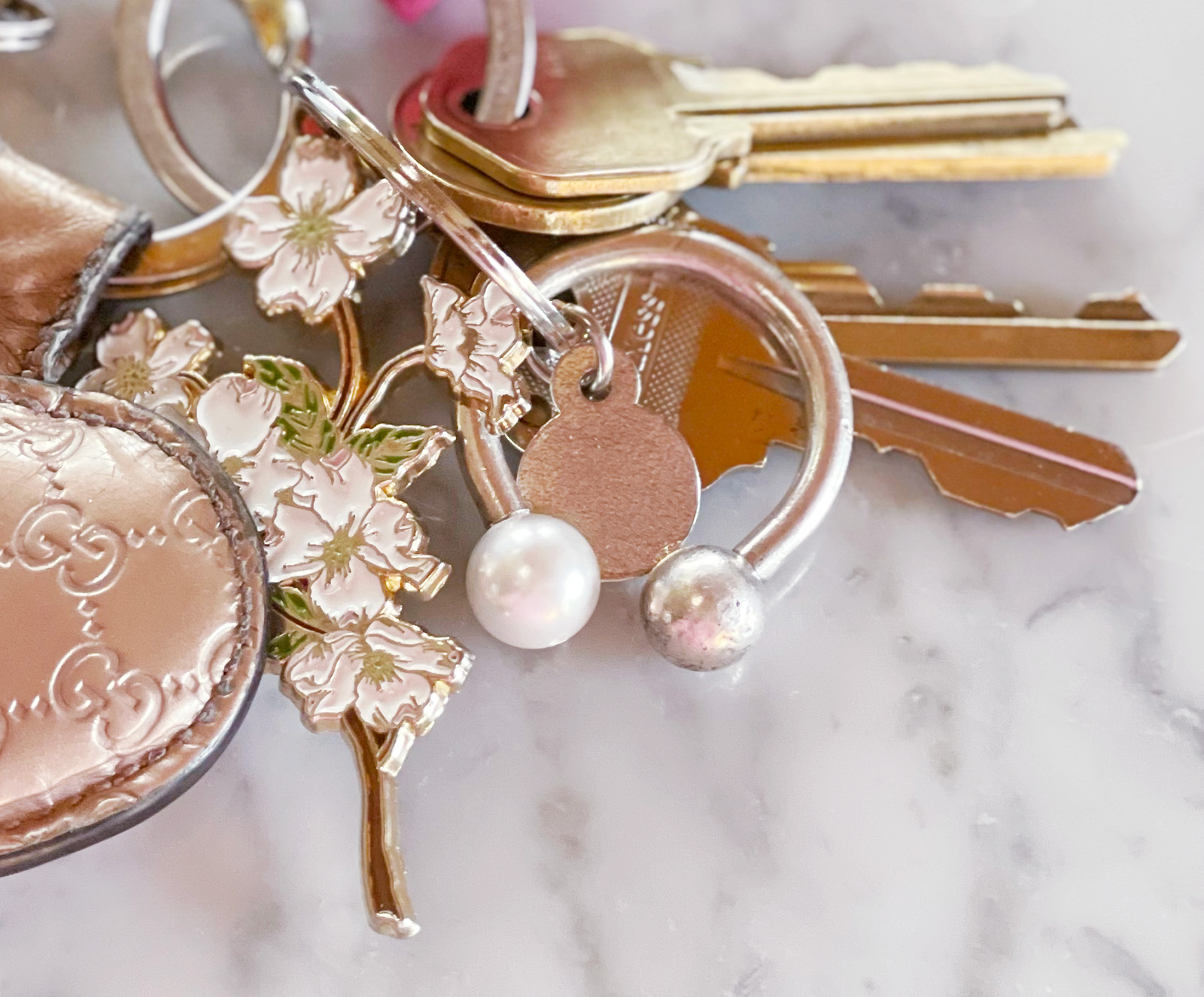 how to DIY Tiffany and Co silver key ring replacement ball