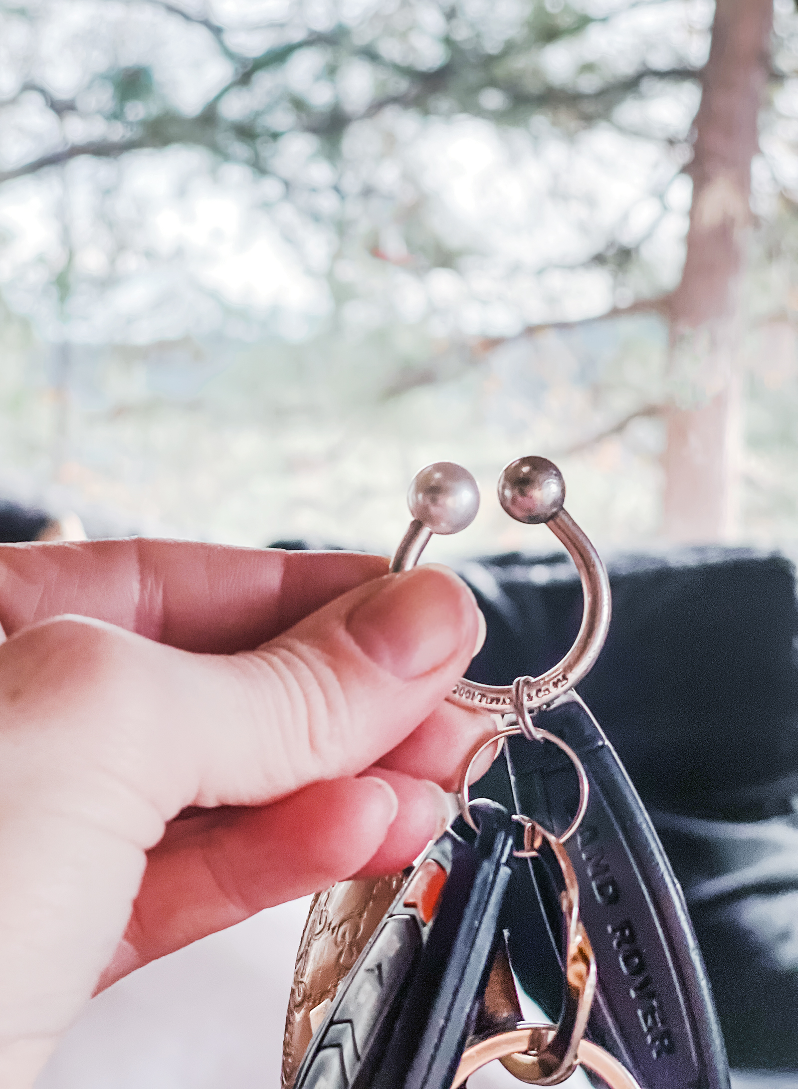 how to DIY Tiffany and Co silver key ring replacement ball