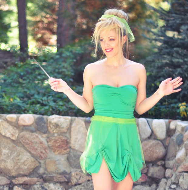 DIY Tinkerbell costume-45