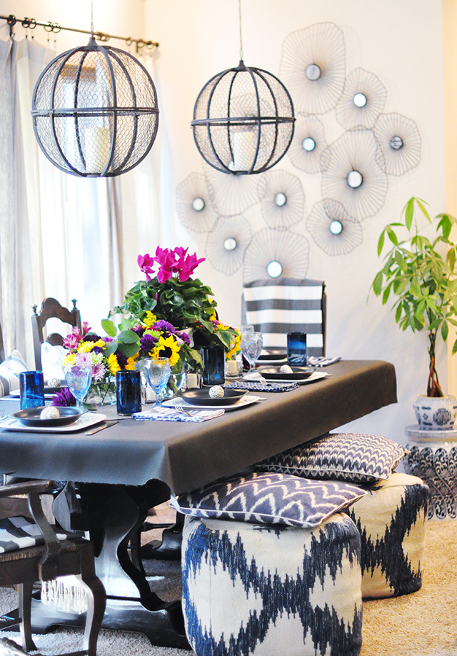 End of summer tablescape