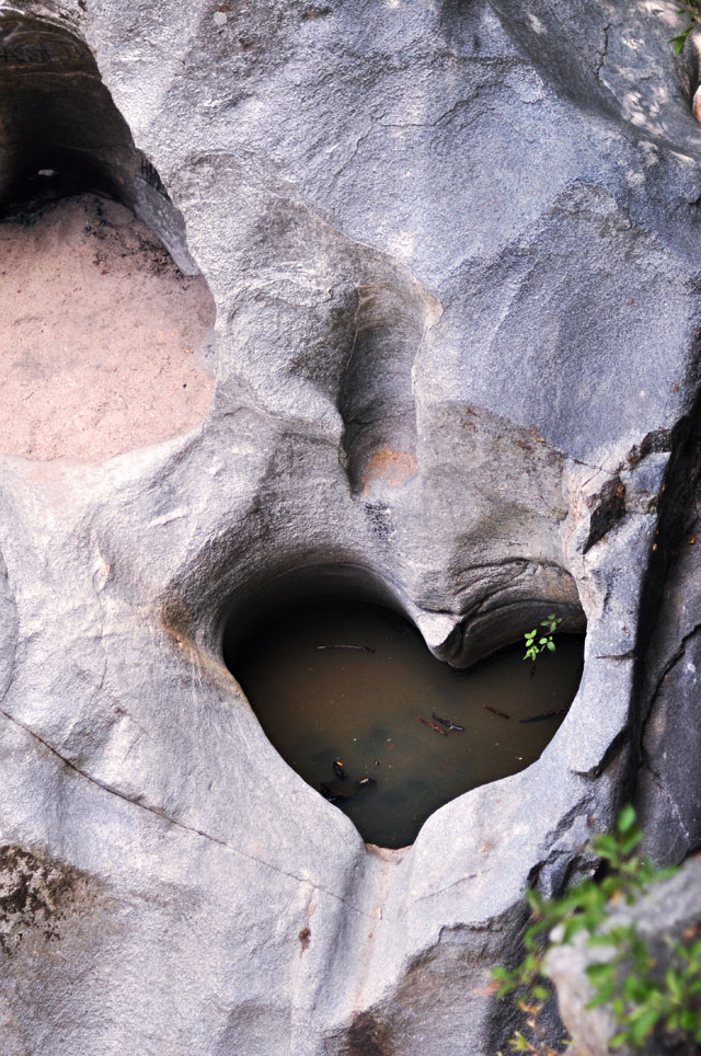 Heart Rock in Crestline California-natural rock formations