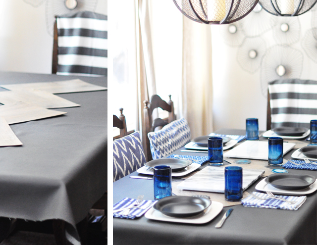 Setting the table_Summer to Fall tablescape prep