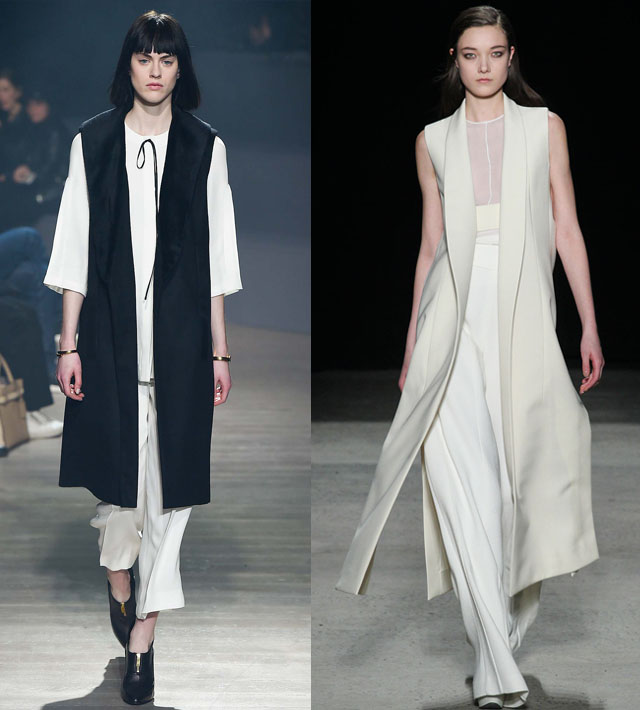 Sleeveless coats-Vests for Fall 2015