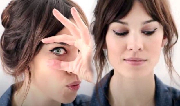 alexa chung makeup cateye eyeko