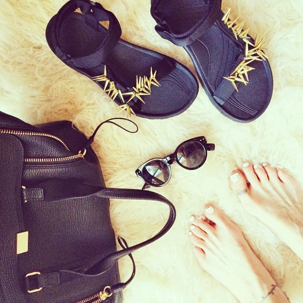 black and gold accessories