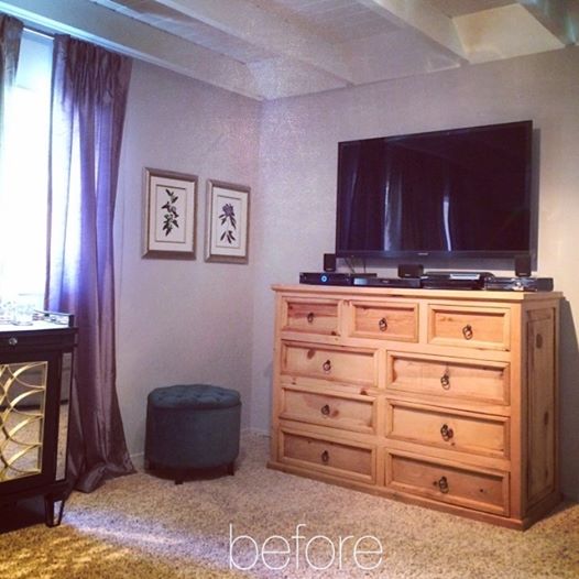 dresser before refinishing