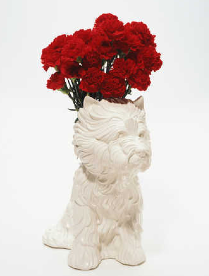 jeff koons puppy vase