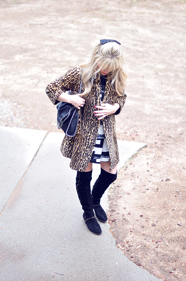 leopard coat_stella mccartney chain bag_free people boots