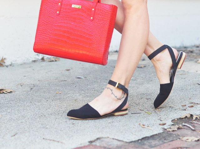 matt bernson flats+ kate spade bag