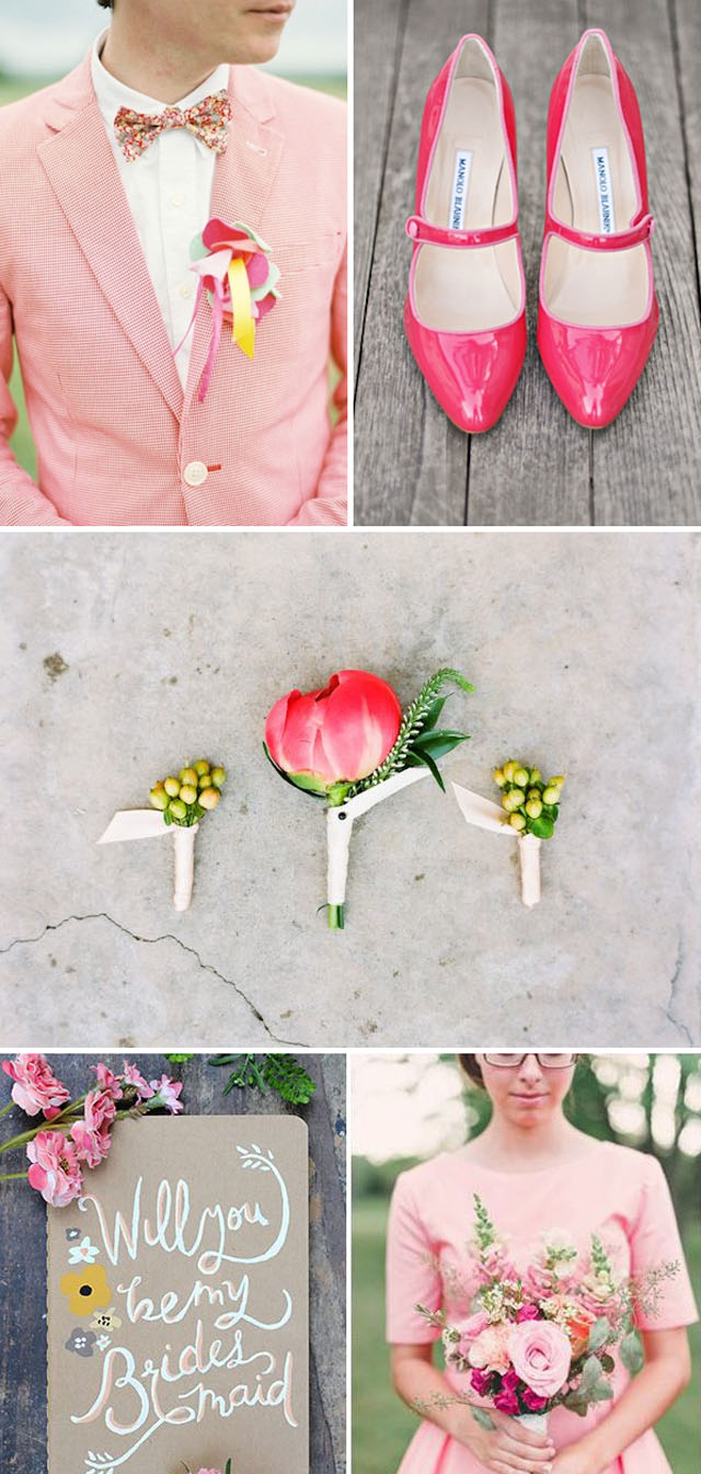 pink wedding inspiration