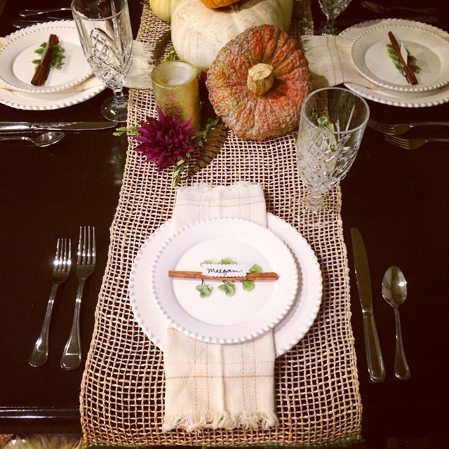 thanksgiving table