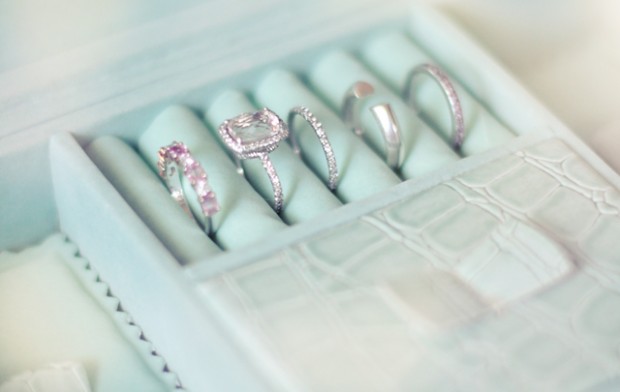 wedding rings-pink morganite-eternity bands